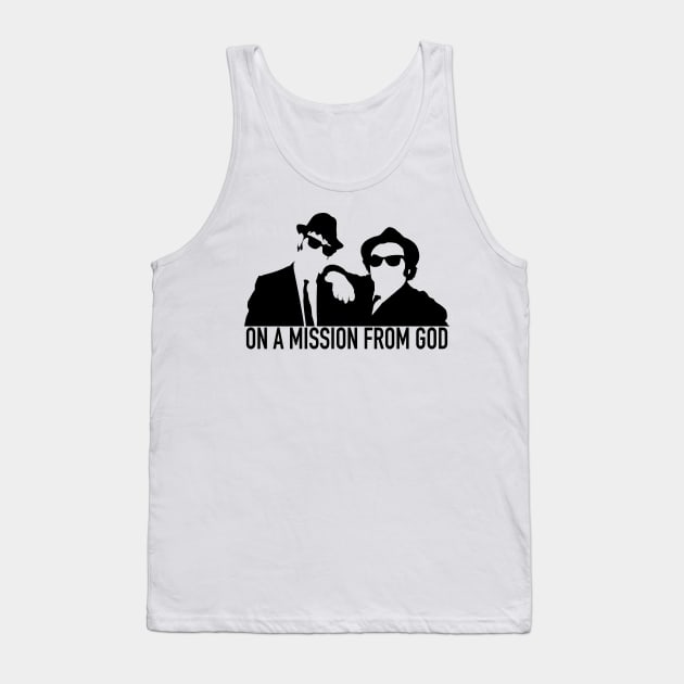 Jake & Elwood Blues Tank Top by Randomart